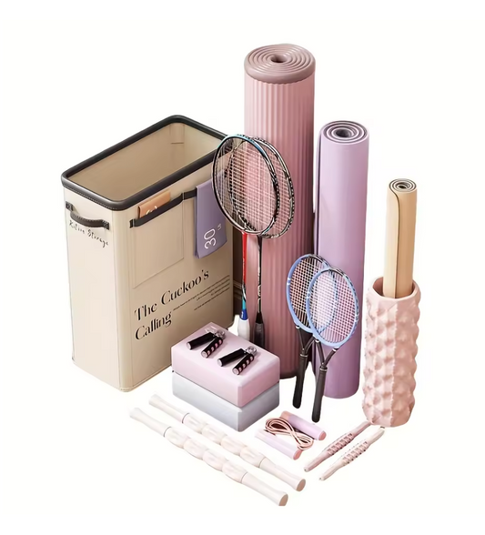 Deluxe Home Gym Organizer Basket – For Mats, Rollers & Gear