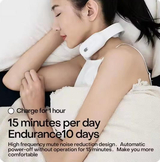 Smart EMS Neck & Shoulder Massager with Heat Therapy