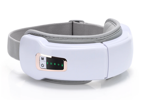 Smart Eye Massager – Hot Compress, Vibration, Bluetooth Music & Anti-Aging Eye Care
